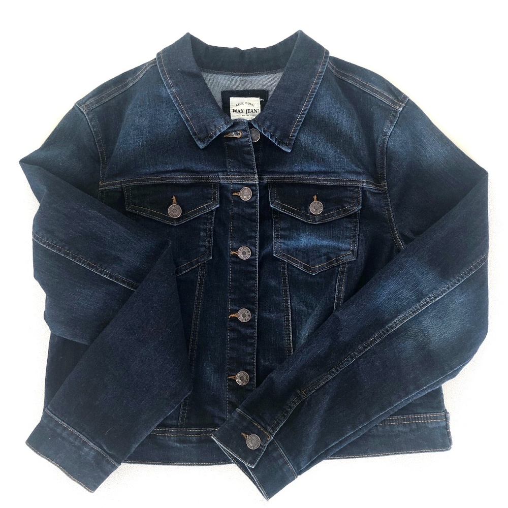 Wax Jeans Plus Size Denim Jacket